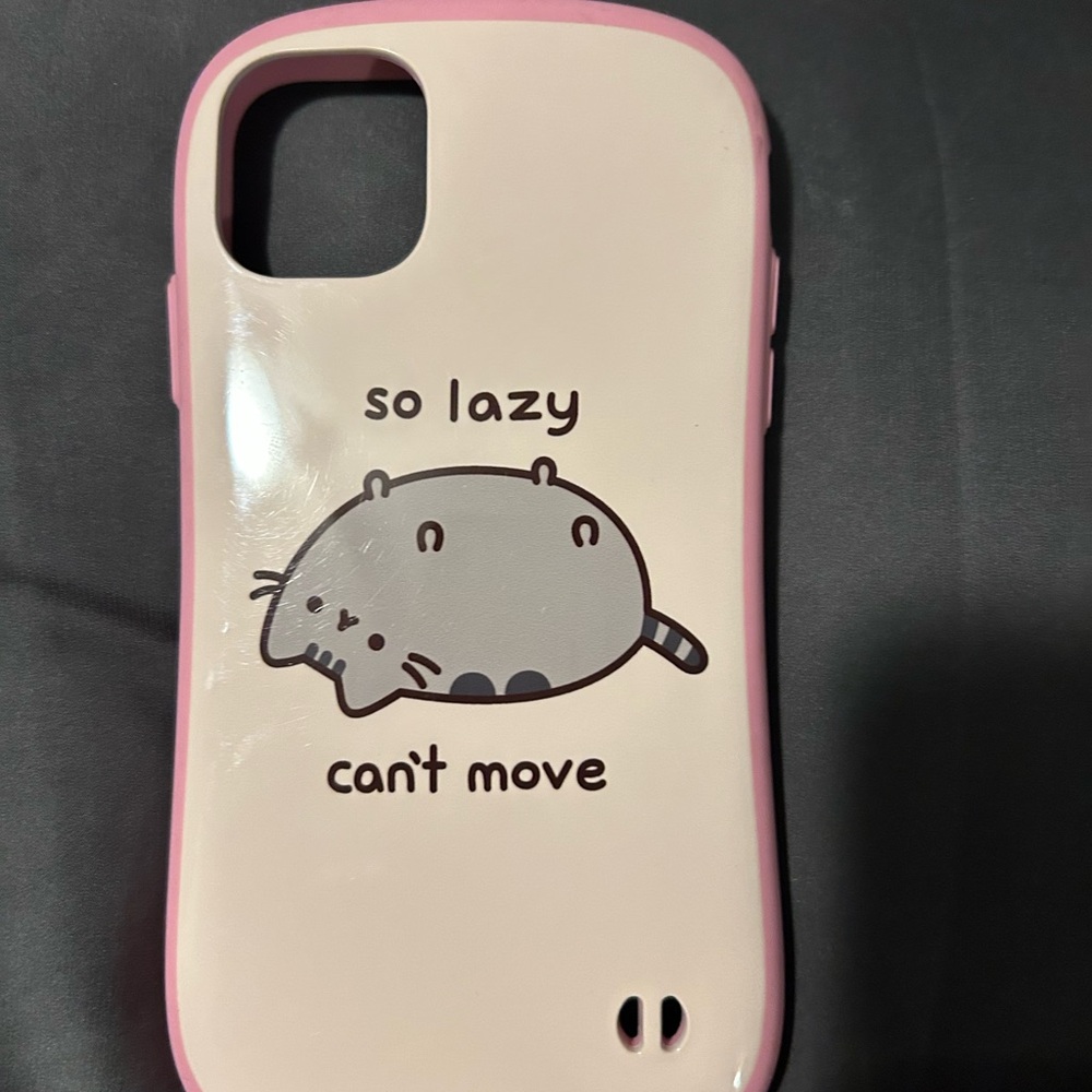 Pusheen iPhone 11 Pink and White iPhone 11 Case